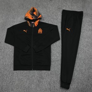 Survetement Marseille 2019-20 Noir Orange Gris