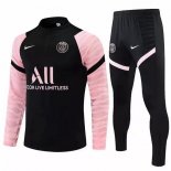 Survetement Paris Saint Germain 2021-22 Noir Rose