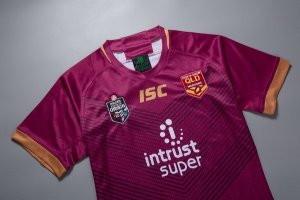 ISC Thailande Maillot Qld Maroons 2018 Rouge