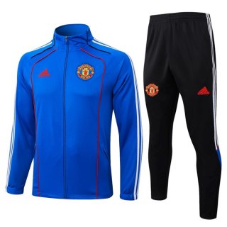 Survetement Manchester United 2025-26 Bleu 5 Survetement Manchester United 2025-26 Bleu 5
