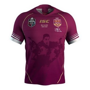 Thailande Maillot Qld Maroons Slater 2018 Rouge