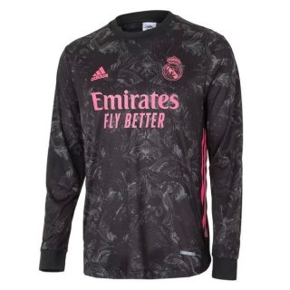 Thailande Maillot Real Madrid 3ª ML 2020-21 Noir