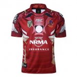 Thailande Maillot Brisbane Broncos Hombre Acero 2017 2018 Rouge