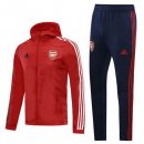 Coupe Vent Arsenal Conjunto Complet 2020-21 Rouge