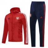 Coupe Vent Arsenal Conjunto Complet 2020-21 Rouge