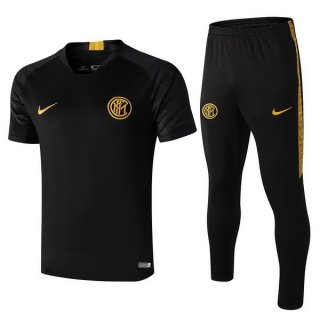 Entrainement Inter Milan Conjunto Complet 2019-20 Noir