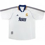 Thailande Maillot Real Madrid 1ª Retro 1999 2000 Blanc
