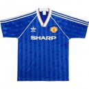 Thailande Maillot Manchester United 3ª Retro 1988 1990 Bleu