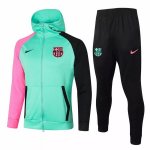Sweat Shirt Capuche Barcelone 2020-21 Vert Rose Sweat Shirt Capuche Barcelone 2020-21 Vert Rose