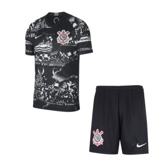 Maillot Corinthians Paulista 3ª Enfant 2019-20 Noir Maillot Corinthians Paulista 3ª Enfant 2019-20 Noir