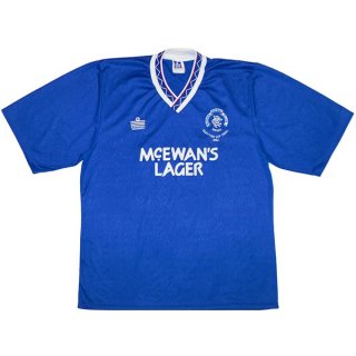 Thailande Maillot Rangers 1ª Retro 1992 Bleu