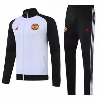 Survetement Manchester United 2020-21 II Blanc Noir Survetement Manchester United 2020-21 II Blanc Noir