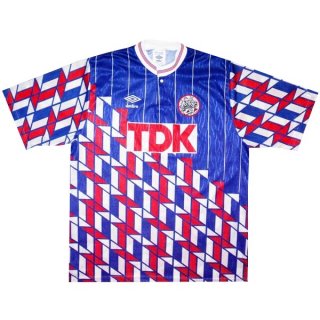 Thailande Maillot Ajax 2ª Retro 1990 1991 Bleu