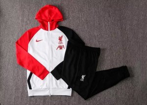 Sweat Shirt Capuche Liverpool 2020-21 Rouge Blanc Noir
