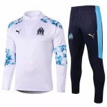 Survetement Marseille 2020-21 Blanc Bleu
