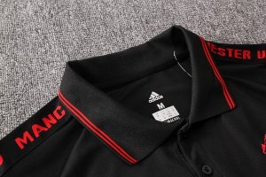 Polo Conjunto Complet Manchester United 2019-20 Noir Rouge