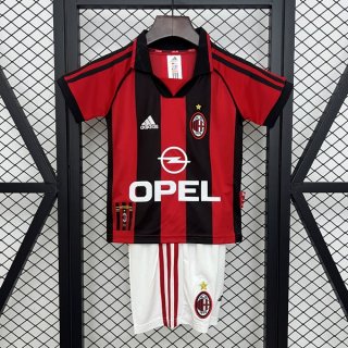 Maillot AC Milan 1ª Enfant Retro 1998-1999 Maillot AC Milan 1ª Enfant Retro 1998-1999