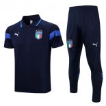 Polo Italie Ensemble Complet 2023-24 Bleu 5