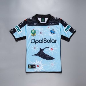 Thailande Maillot Cronulla Sharks 2018 Bleu