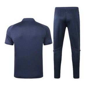 Polo Ensemble Complet Juventus 2020-21 Bleu Marine