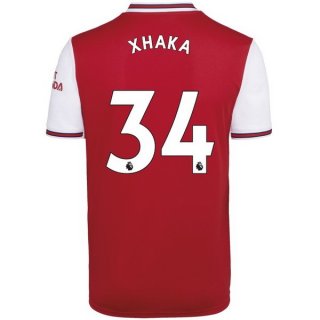 Maillot Arsenal NO.34 Xhaka 1ª 2019-20 Rouge