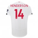 Maillot Liverpool NO.14 Henderson 2ª 2019-20 Blanc