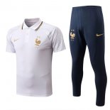 Polo France Ensemble Complet 2022-23 Blanc