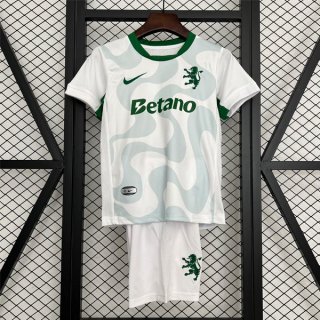 Maillot Sporting Lisbon 2ª Enfant 2025-26 Maillot Sporting Lisbon 2ª Enfant 2025-26
