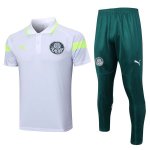 Polo Palmeiras Ensemble Complet 2023-24 Blanc Vert Polo Palmeiras Ensemble Complet 2023-24 Blanc Vert