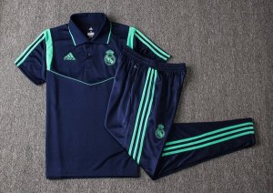 Polo Real Madrid Conjunto Complet 2019-20 Bleu Marine