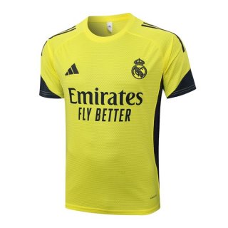 Maillot Entrainement Real Madrid 2025-26 Jaune 4 Maillot Entrainement Real Madrid 2025-26 Jaune 4