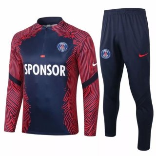 Survetement Paris Saint Germain 2020-21 Rouge Bleu Marine