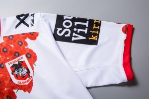 Thailande Maillot St.George Illawarra Dragons 2018 Blanc