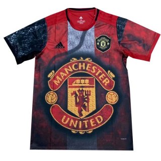 Entrainement Manchester United 2019-20 Rouge Noir Entrainement Manchester United 2019-20 Rouge Noir