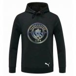 Sweat Shirt Capuche Manchester City 2020-21 Noir