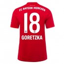 Maillot Bayern Munich NO.18 Goretzka 1ª 2019-20 Rouge