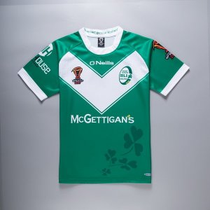 Thailande Maillot Irlande O'Neills RLWC 1ª 2017 2018 Vert