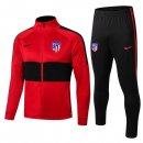 Survetement Enfant Atlético Madrid 2019-20 Noir Rouge Bleu