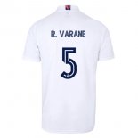 Maillot Real Madrid 1ª NO.5 Varane 2020-21 Blanc