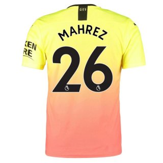 Maillot Manchester City NO.26 Mahrez 3ª 2019-20 Orange