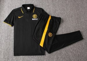 Polo Conjunto Complet Inter Milan 2019-20 Noir Jaune