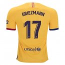 Maillot Barcelone NO.17 Griezmann 2ª 2019-20 Jaune