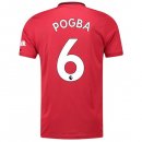 Maillot Manchester United NO.6 Pogba 1ª 2019-20 Rouge