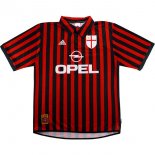 Maillot AC Milan 1ª Retro 1999 2000 Rouge