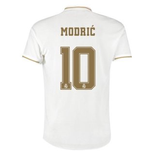 Maillot Real Madrid NO.10 Modric 1ª 2019-20 Blanc