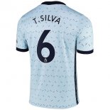 Maillot Chelsea NO.6 T. Silva 2ª 2020-21 Bleu