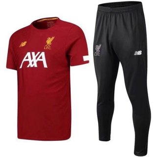 Entrainement Liverpool Conjunto Complet 2019-20 Rouge Noir