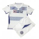 Maillot Cruz Bleu 2ª Enfant 2020-21 Blanc