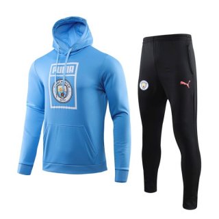 Survetement Manchester City 2019-20 Bleu Clair Noir Survetement Manchester City 2019-20 Bleu Clair Noir