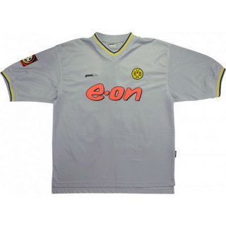 Thailande Maillot Borussia Dortmund 2ª Retro 2000 Gris